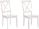 Миниатюра изображения товара Набор стульев Tetchair Golfi (2шт, дерево гевея/Pure White)