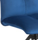Миниатюра изображения товара Стул Tetchair Sweet поворотный механизм велюр (синий)
