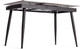 Миниатюра изображения товара Обеденный стол Tetchair Балморал 120+40x80x75 (серый/черный)