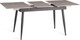Миниатюра изображения товара Обеденный стол Tetchair Балморал 120+40x80x75 (серый/черный)