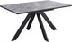 Миниатюра изображения товара Обеденный стол Kenner DL1300 (черный/керамика мрамор серый глянец)