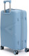 Миниатюра изображения товара Чемодан на колесах Maleta PP-53 (M, серый/голубой)