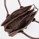Миниатюра изображения товара Сумка Poshete 931-1561-220Z-DCF (темный кофейный)