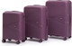Миниатюра изображения товара Набор чемоданов Maleta PP-53 (3шт, фиолетовый)