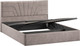 Миниатюра изображения товара Двуспальная кровать ТриЯ Пандора с ПМ и заглушиной 160x200 Тип 1  (велюр Brut Mocco 06)