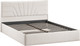 Миниатюра изображения товара Двуспальная кровать ТриЯ Пандора с ПМ и заглушиной 160x200 Тип 1  (велюр светлый)