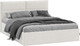 Миниатюра изображения товара Полуторная кровать ТриЯ Глосс универсальная с ПМ Тип 1 140x200 (велюр светлый)
