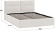 Миниатюра изображения товара Двуспальная кровать ТриЯ Глосс универсальная с ПМ Тип 1 160x200 (велюр светлый)