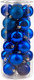Миниатюра изображения товара Набор шаров новогодних Ausini VT25-04003-4 (синий, 24шт)