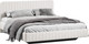 Миниатюра изображения товара Двуспальная кровать ТриЯ Шелли 160x200 Тип 1 (велюр светлый)