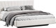 Миниатюра изображения товара Двуспальная кровать ТриЯ Эвори 160x200 Тип 1 (велюр светлый)