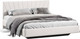 Миниатюра изображения товара Двуспальная кровать ТриЯ Эвори 160x200 Тип 1 (велюр светлый)