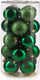 Миниатюра изображения товара Набор шаров новогодних Ausini VT25-04007-6 (темно-зеленый, 20шт)