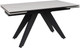 Миниатюра изображения товара Обеденный стол LEPREMO AV 2122 раздвижной 140-200x85  (белый, матовый Snow White/черный)