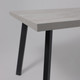 Миниатюра изображения товара Обеденный стол Listvig Hagen 140 раздвижной 140-180x85 (цемент/черный)