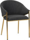 Миниатюра изображения товара Стул Arvento Джильо DC-472 (графит/золото)