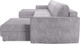 Миниатюра изображения товара Диван П-образный Олмеко Женева 2S2O2P еврокнижка (микровелюр шейп сильвер)