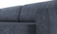 Миниатюра изображения товара Диван П-образный Олмеко Женева 2S2O2P еврокнижка (микровелюр шейп сталь)