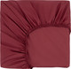Миниатюра изображения товара Простыня Sofi de Marko Трисс 90x200x20 / Пр-Тр-90х200бр (бордо)