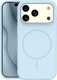 Миниатюра изображения товара Чехол-накладка Bingo Silicone Magnetic для iPhone 17 Pro Max (голубой)