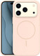 Миниатюра изображения товара Чехол-накладка Bingo Silicone Magnetic для iPhone 17 Pro (пудровый)