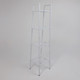 Миниатюра изображения товара Стеллаж AksHome Aurora 35x35x148мм (белый)