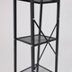 Миниатюра изображения товара Стеллаж AksHome Aurora 35x35x148мм (черный)