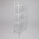 Миниатюра изображения товара Стеллаж AksHome Aurora 60x35x151мм (белый)