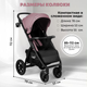 Миниатюра изображения товара Детская прогулочная коляска Bubago Model Cross City Lux / BG 168-5 (пыльно-розовый)