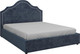Миниатюра изображения товара Двуспальная кровать Bravo Мебель Оливия 160х200 без ПМ стандарт 5 вариант (сапфировый)