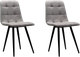 Миниатюра изображения товара Набор стульев Аленушка Мебель Агат (2шт, серый софт)