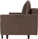 Миниатюра изображения товара Диван KRONES Деметра 2 (велюр шоколадный/молочный)