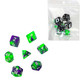 Миниатюра изображения товара Набор кубиков для настольной игры Время игры Дайсы для ДнД. Нефрит / 9891847 (7шт)