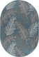 Миниатюра изображения товара Циновка Merinos Kair S132-OVAL-BLUE (1.2х1.7)