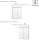 Миниатюра изображения товара Тумба под умывальник Onika Милтон Нова 58 (105805)