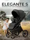 Миниатюра изображения товара Детская прогулочная коляска Sweet Baby SBL Elegante S (черный)