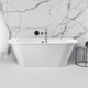 Миниатюра изображения товара Ванна из искусственного мрамора Belux Лондон ВЛН 170х70 (18, белый матовый/Solid Surface)