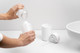 Миниатюра изображения товара Дозатор для жидкого мыла AMBIENT Flux AFX033ABSWT (белый)