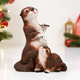 Миниатюра изображения товара Фигурка для сада Хорошие сувениры Выдра с малышом / 5155108