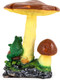Миниатюра изображения товара Фигурка для сада Хорошие сувениры Гриб тройной с лягушкой / 10942103