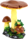 Миниатюра изображения товара Фигурка для сада Хорошие сувениры Гриб тройной с лягушкой / 10942103