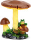 Миниатюра изображения товара Фигурка для сада Хорошие сувениры Гриб тройной с лягушкой / 10942103