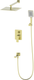 Миниатюра изображения товара Душевая система со смесителем Oliveeka OL-939003-BG (золотой матовый)