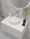 Миниатюра изображения товара Тумба с умывальником ЗОВ Кито / K80LW0MWMC-LDSPW9514A (белый)