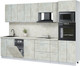 Миниатюра изображения товара Кухонный гарнитур Интерлиния Мила Лайт 3.0-ПМ3 (бетон лайт/бетон лайт/опал светлый)