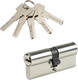 Миниатюра изображения товара Цилиндровый механизм замка VELA ZI-60-SN (сатин)