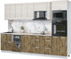 Миниатюра изображения товара Кухонный гарнитур Интерлиния Мила Лайт 3.0-ПМ3 (вудлайн кремовый/дуб веллингтон/бискайская сосна)