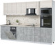 Миниатюра изображения товара Кухонный гарнитур Интерлиния Мила Лайт 3.0-ПМ3 (вудлайн кремовый/бетон/бискайская сосна)