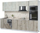 Миниатюра изображения товара Кухонный гарнитур Интерлиния Мила Лайт 3.05-ПМ3 (бетон лайт/дуб серый/бискайская сосна)
