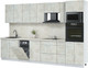 Миниатюра изображения товара Кухонный гарнитур Интерлиния Мила Лайт 3.2-ПМ3  (бетон лайт/бетон лайт/опал светлый)